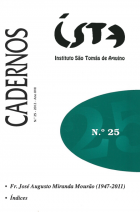 Nº 25 - 2012 - Ano XVII - ISTA - Instituto S. Tomás de Aquino