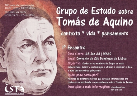 Grupo de Estudo sobre S. Tomás de Aquino - ISTA - Instituto S. Tomás de Aquino
