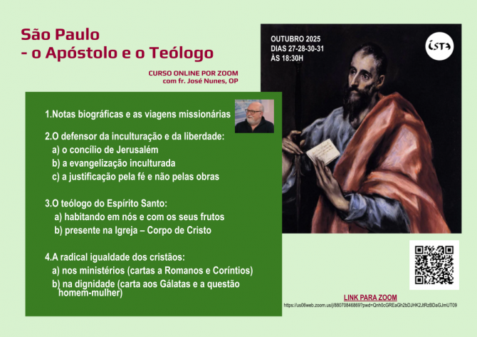 Curso Teológico Sobre São Paulo - ISTA - Instituto S. Tomás de Aquino